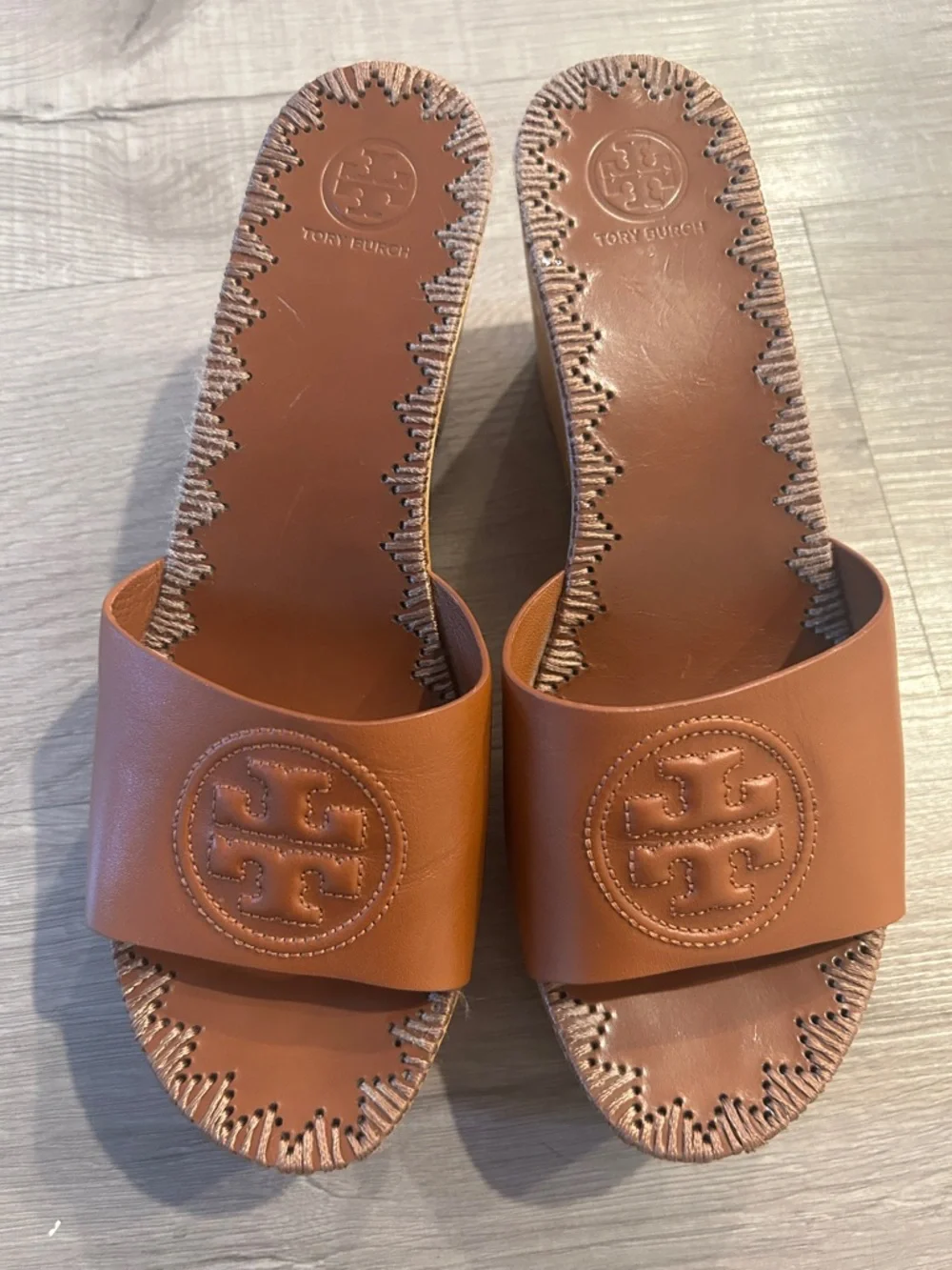 TORY BURCH | Women’s Leather Wedges Sandals